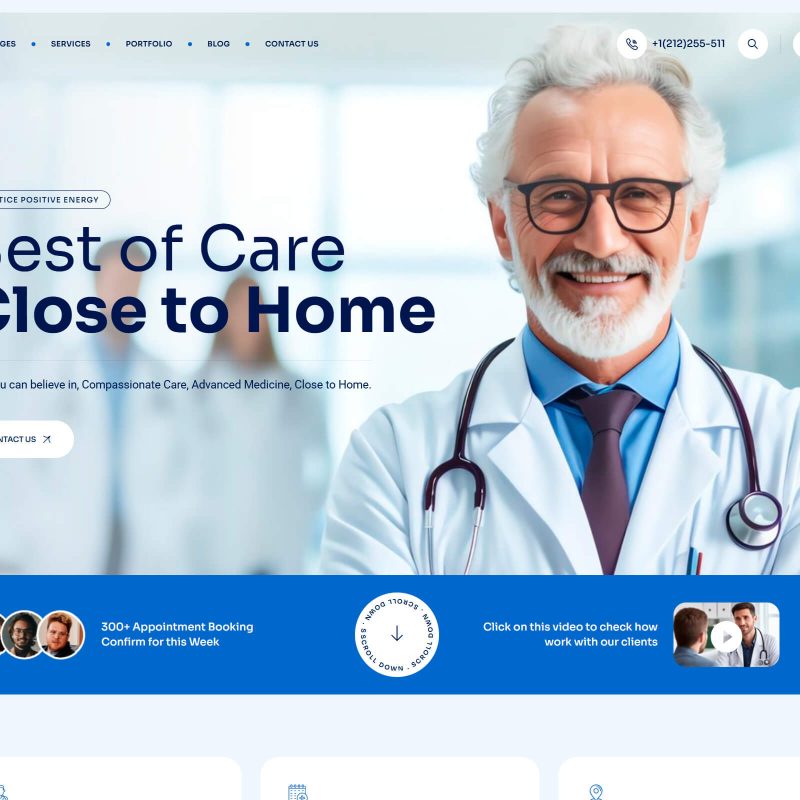 Medical One — готовый сайт для медклиники