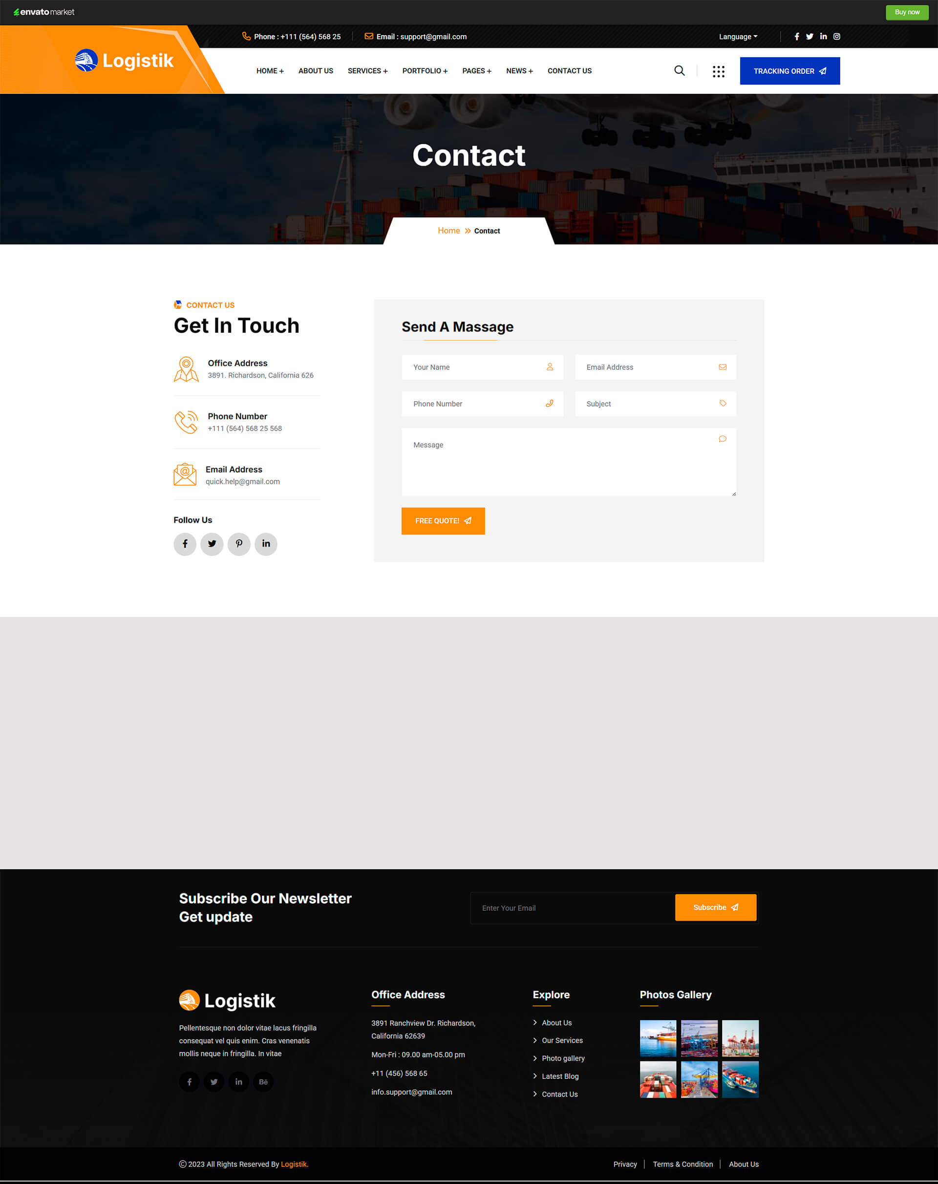Logistik One — cовременный WordPress-сайт для компаний грузоперевозчиков - сотрудники