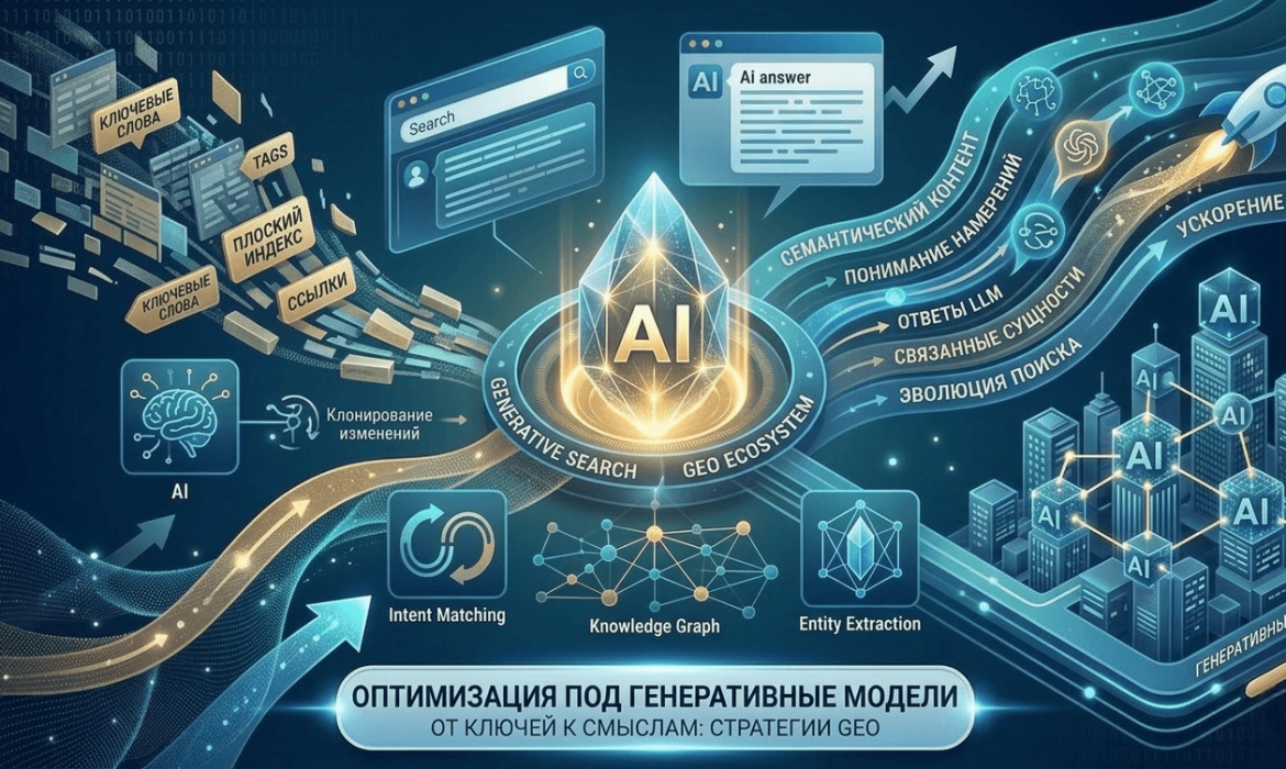 Эволюция поиска: как оптимизировать сайт под GEO (Generative Engine Optimization)