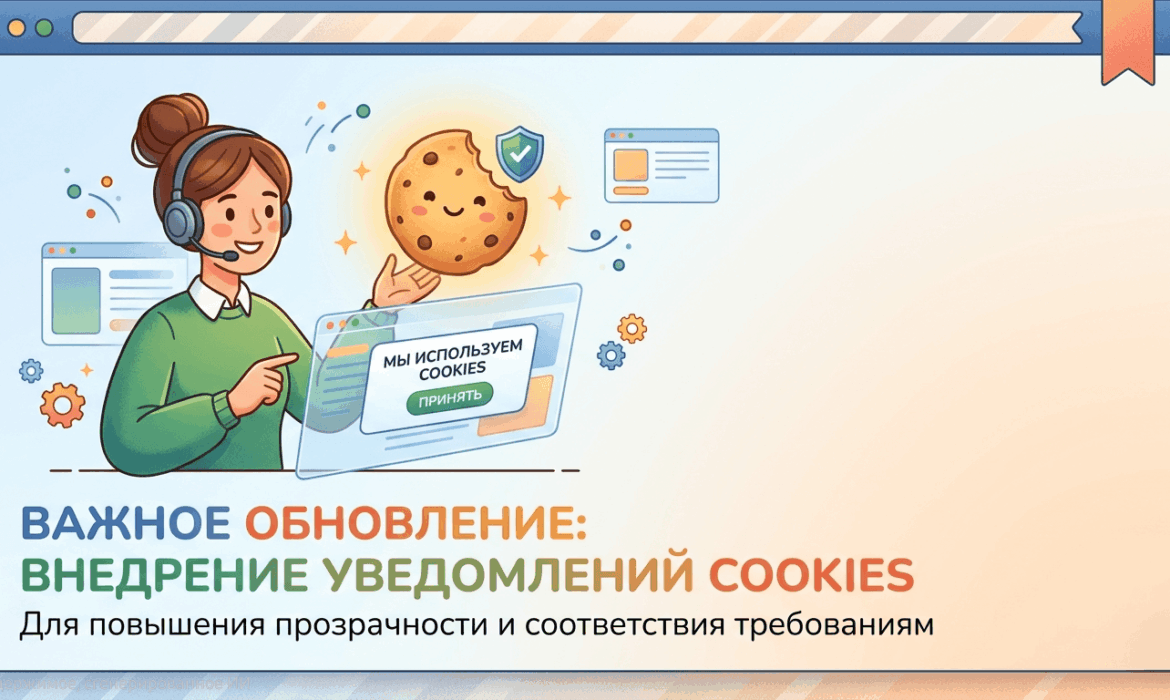 Рассылка требования о настройке уведомления об использовании куки файлов от национального центра защиты персональных данных