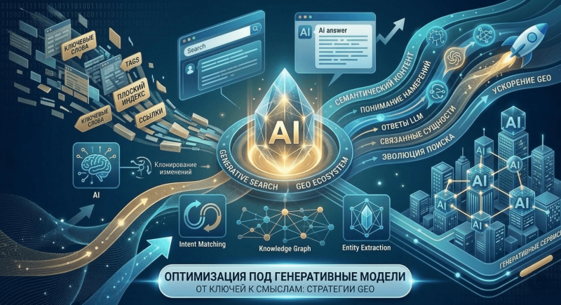 Эволюция поиска: как оптимизировать сайт под GEO (Generative Engine Optimization)
